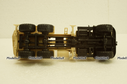 Краз-255Б ЭОВ-4421, Экскаватор бежевый, Н740, Наш Автопром 1:43