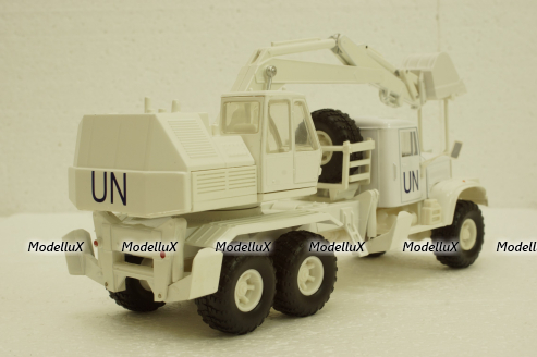 Краз-255Б ЭОВ-4421 ООН, Экскаватор белый, Н738, Наш Автопром 1:43