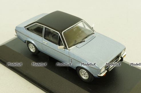 Ford Escort MK2 1.3 Ghia, Silver, WA12607B, Vanguards 1:43