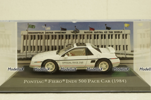 Pontiac Fiero Indy 500 Pace Car (1984), American Cars №104, 1:43  Без журнала!
