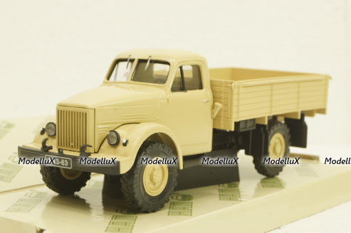 Газ-63, бежевый, Н261, Наш Автопром 1:43