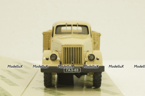Газ-63, бежевый, Н261, Наш Автопром 1:43