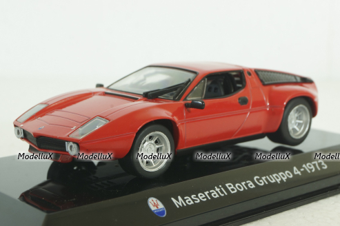 Maserati Bora Gruppo 4 1973, red, Altaya 1:43