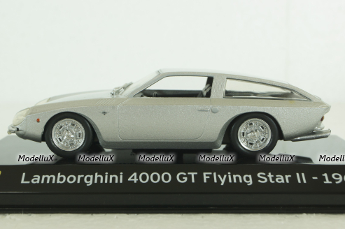Lamborghini 4000GT Flying Star II 1966, silver, Altaya 1:43 Уценка!