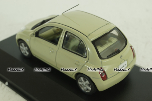Nissan Micra/March (K12) 2002, yellow, JC030Y, J-Collection 1:43
