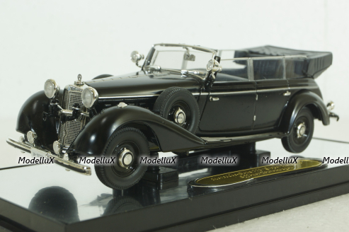 Mercedes 770 "Grosser Mercedes" Offener Tourenwagen 1938, black, PM43700, Signature Model 1:43