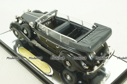 Mercedes 770 "Grosser Mercedes" Offener Tourenwagen 1938, black, PM43700, Signature Model 1:43