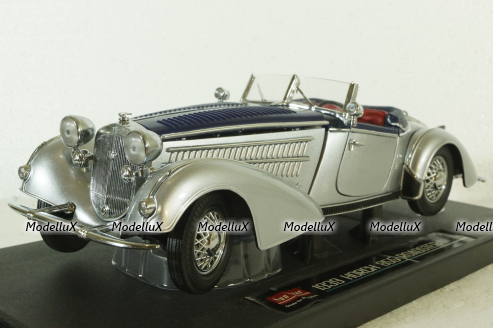 Horch 855 Roadster 1939 silver/blue, SunStar1:18 Уценка!