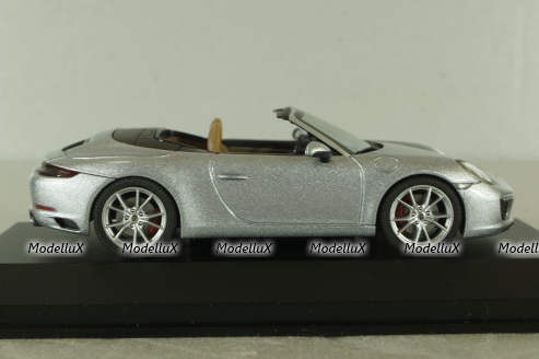 Porsche 911 (991) Carrera S Cabriolet, silver, WAP0201260G, Herpa 1:43