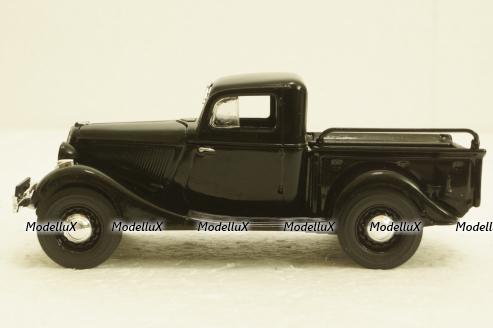 Газ-М415 Пикап, черный, Автолегенды СССР №80, 1:43