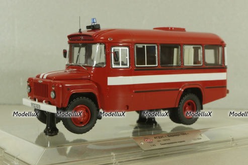 Кавз-685М, пожарный автобус АГДЗС г. Барнаул 1985 г., 168508, Dip Models 1:43