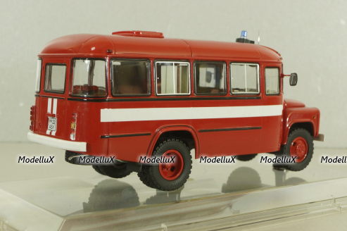 Кавз-685М, пожарный автобус АГДЗС г. Барнаул 1985 г., 168508, Dip Models 1:43