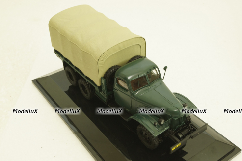 Зис-151 бортовой  с тентом, 1951г, зеленый, 115101, DiP Models 1:43