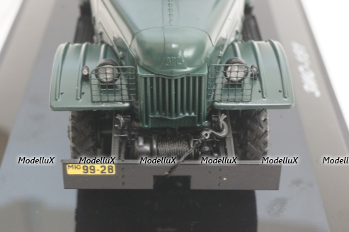 Зис-151 бортовой  с тентом, 1951г, зеленый, 115101, DiP Models 1:43