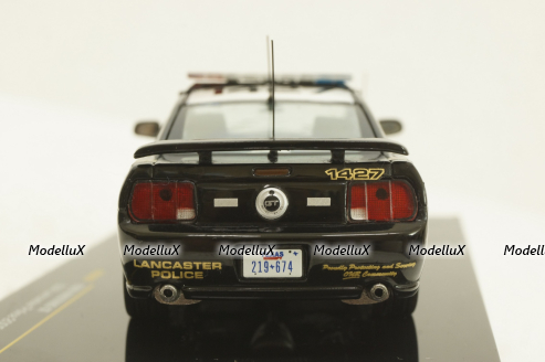 Ford Mustang GT, USA Lancaster Police 2005, MOC082, IXO 1:43