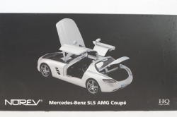 Mercedes SLS AMG Gullwing Coupe (C197) 2009, silver metallic, 183490, Norev 1:18