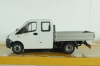 Газель Next А22R23 бортовой бел/сер, Н560, Наш автопром 1:43 уценка!