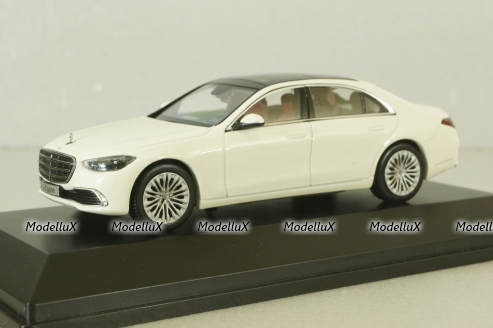 Mercedes S 500 (V223)  2020, white, B66960632, Herpa 1:43