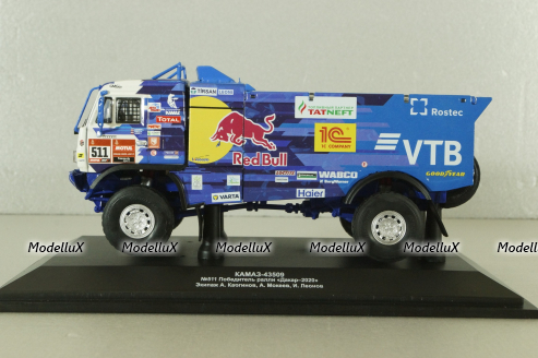 Камаз-43509 race track #511, Dakar rally 2020 A.Karginov/A.Mokeev/I.Leonov, ПАО Камаз 1:43 