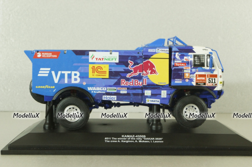 Камаз-43509 race track #511, Dakar rally 2020 A.Karginov/A.Mokeev/I.Leonov, ПАО Камаз 1:43 