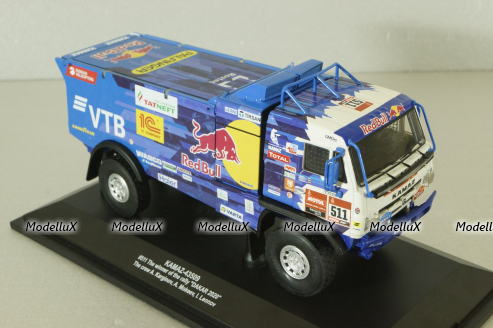 Камаз-43509 race track #511, Dakar rally 2020 A.Karginov/A.Mokeev/I.Leonov, ПАО Камаз 1:43 