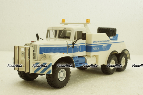 Краз-255Б БРО-200 Эвакуатор білий, Н945, Наш Автопром 1:43