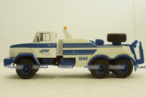 Краз-6322 БРО-200 Эвакуатор білий, Н947, Наш Автопром 1:43