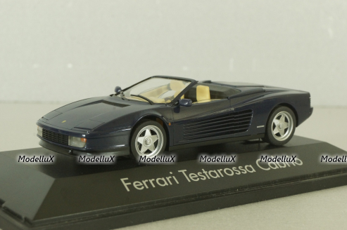 Ferrari Testarossa Cabriolet 1984, blue, Herpa 1:43