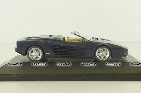 Ferrari Testarossa Cabriolet 1984, blue, Herpa 1:43