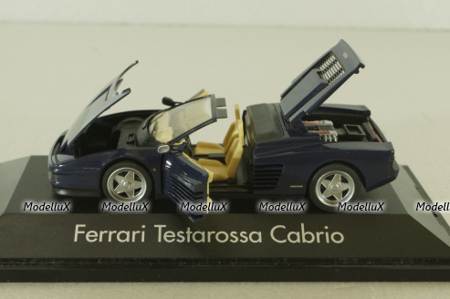 Ferrari Testarossa Cabriolet 1984, blue, Herpa 1:43