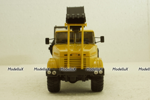 Краз-6322 ЭО-4422 Экскаватор жовтий/хакі, Н747, Наш Автопром 1:43
