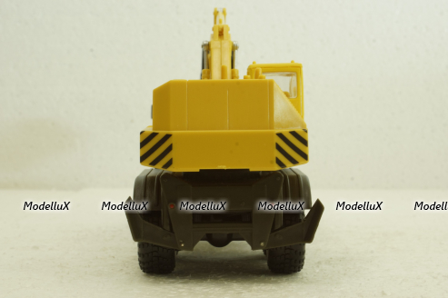 Краз-6322 ЭО-4421А Экскаватор, жовтий, Н744, Наш Автопром 1:43