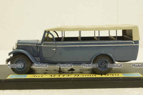 Зис-Мату Сочи закрытый 1949г. синий, МБК 1:43
