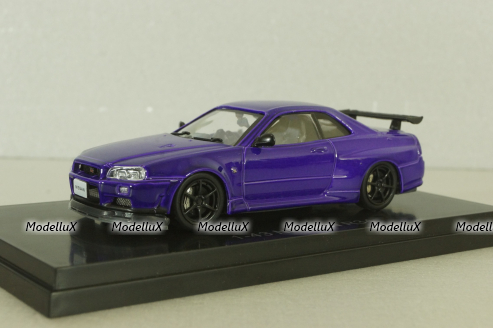 Nissan Skyline GT-R (R34) 1996, violet, EBBRO 1:43