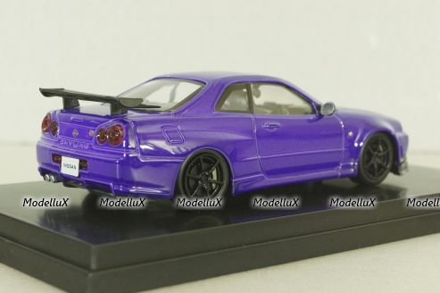 Nissan Skyline GT-R (R34) 1996, violet, EBBRO 1:43