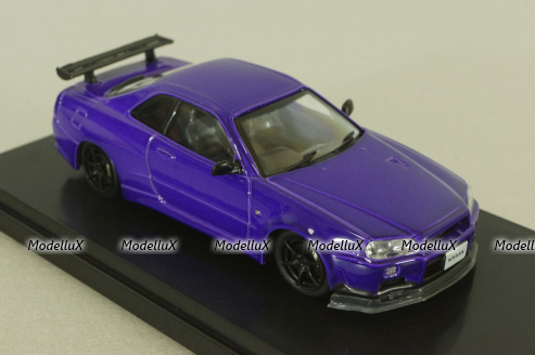 Nissan Skyline GT-R (R34) 1996, violet, EBBRO 1:43
