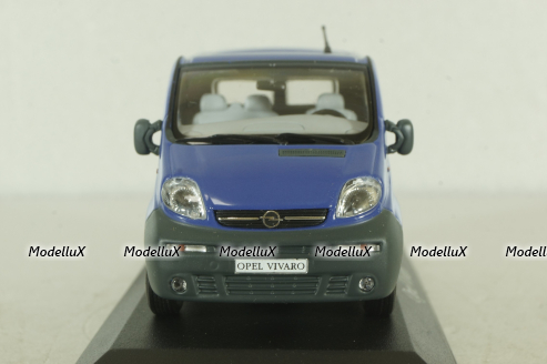 Opel Vivaro/Renault Trafic 2001, blue, 9162811, Minichamps 1:43
