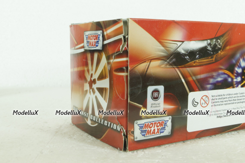 Fiat Nuova 500 Cabrio, blue, 73374, MotorMax 1:24