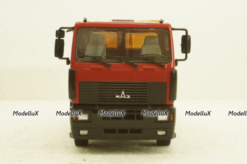 Маз-6501 самоскид, червоний/жовтий, 101265, АвтоИстория 1:43