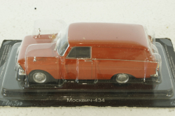 Москвич-434, красный, Автолегенды СССР №92 1:43