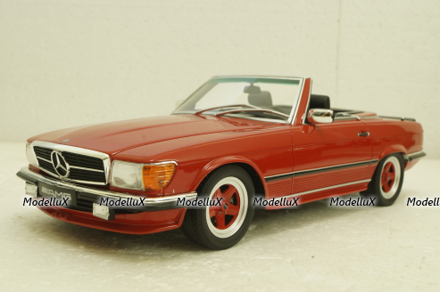 Mercedes 500SL AMG, (R107) red, OT962, OttO 1:18