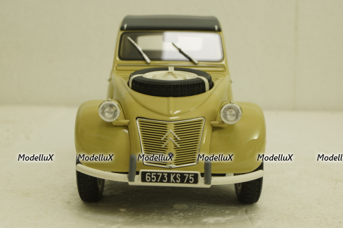 Citroen 2cv Sahara, jaune panama, OT1027, OttO 1:18