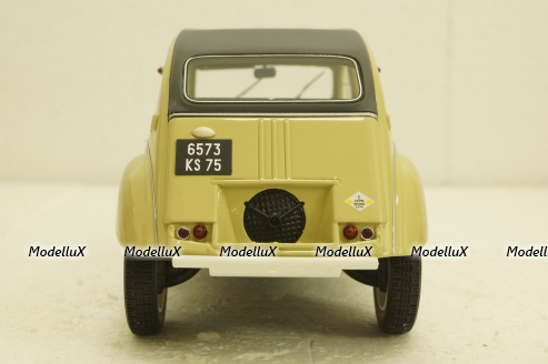 Citroen 2cv Sahara, jaune panama, OT1027, OttO 1:18