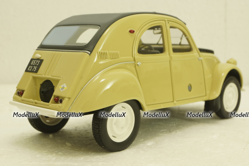 Citroen 2cv Sahara, jaune panama, OT1027, OttO 1:18