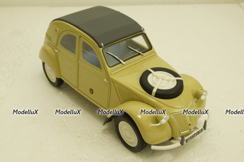 Citroen 2cv Sahara, jaune panama, OT1027, OttO 1:18