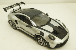 Porsche 911 GT3 RS, GT-Silvermetallic, 2022, 187366, Norev 1:18