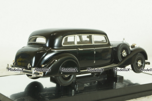 Mercedes 770 "Grosser Mercedes" Pulman Limousine 1938, black, PM43701, Signature Models 1:43