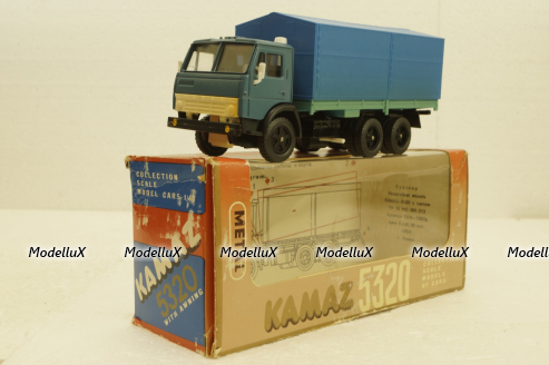 Камаз-5320 с тентом, ранний на резине, Арек 1:43