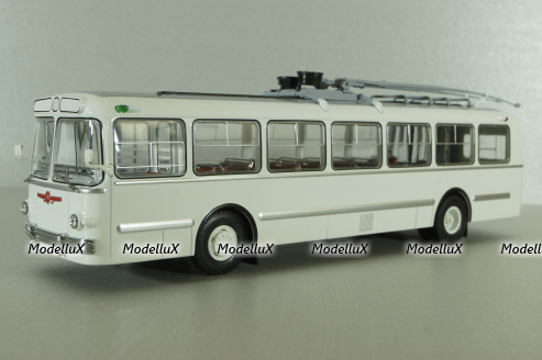 Зиу-5, троллейбус, белый, DEMPRICE 1:43