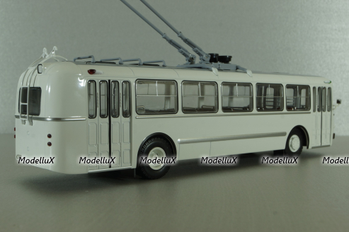 Зиу-5, троллейбус, белый, DEMPRICE 1:43